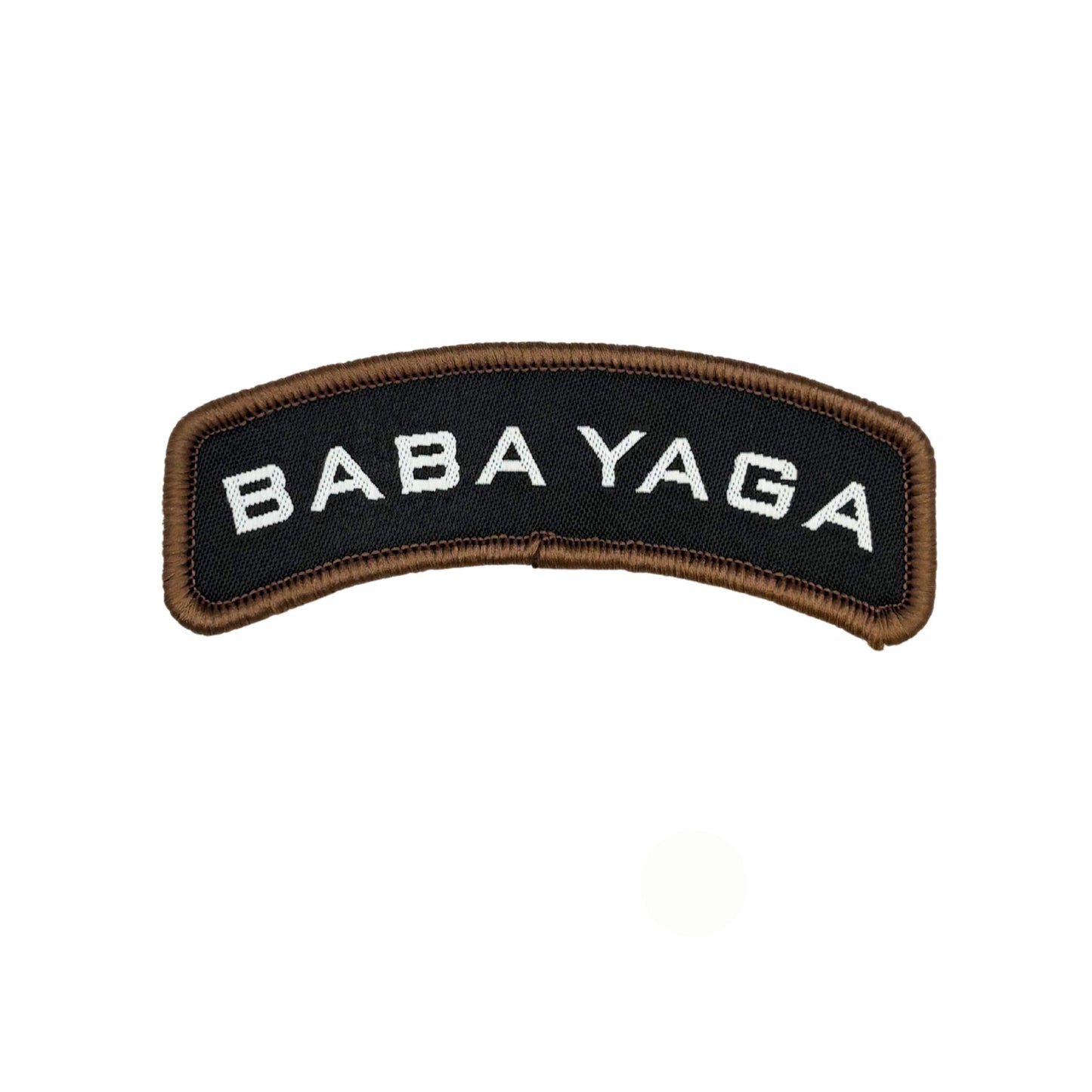Baba Yaga Embroidered Tactical Patch - Hook and Loop Backing 3x1 Inch