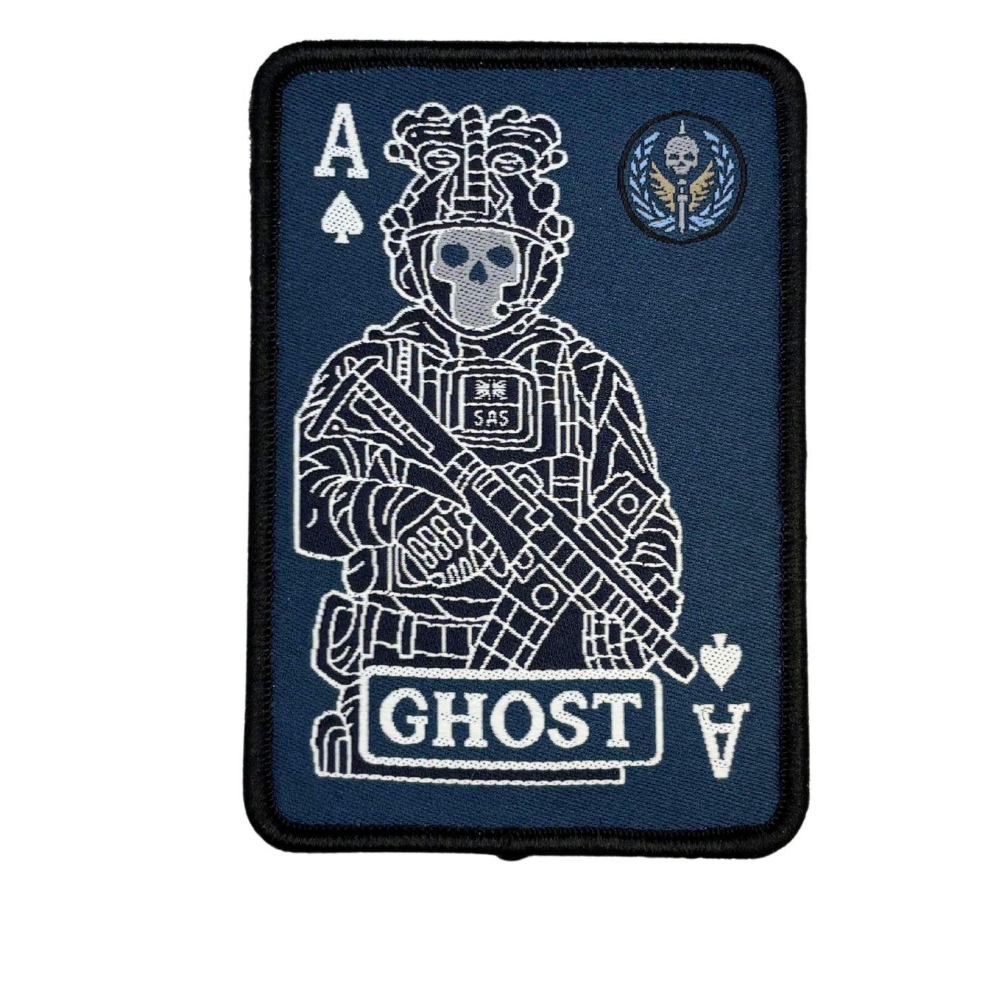 COD Logo Patches and Card Skins 3.5 inch Geometric Embroidery Design Hook Fastener Backing TSK1 Officially Designed Accessory