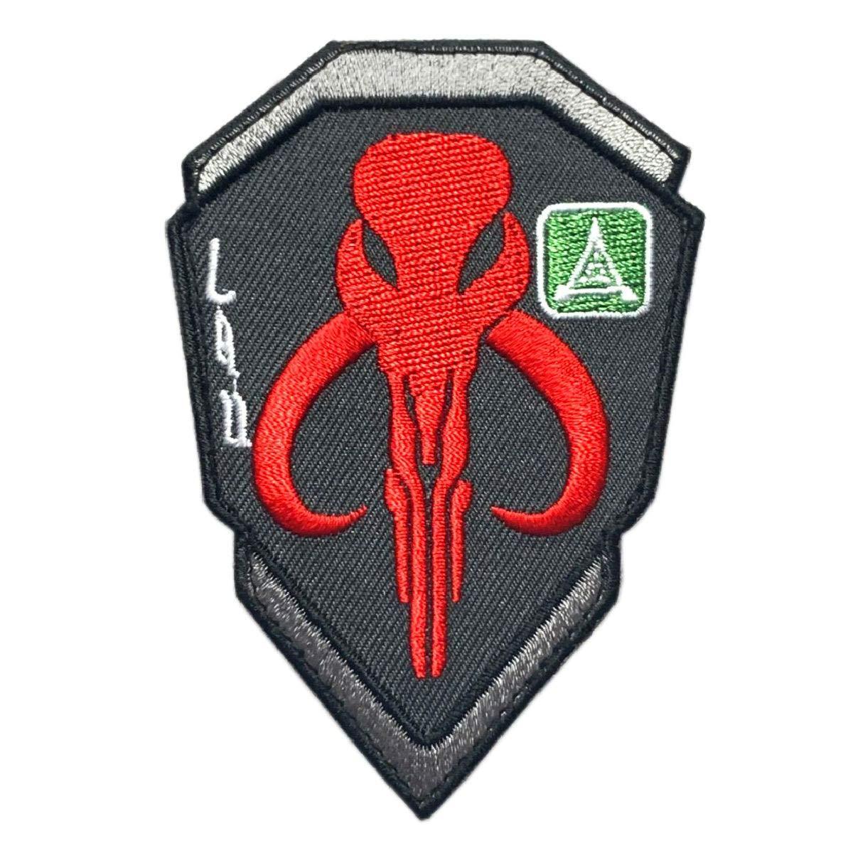Mythosaur Skull Shield Patch ["Hook" Fastener - MS13]