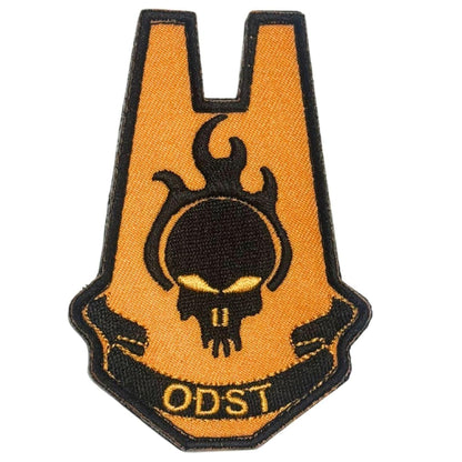 ODST Hola Tactical Patch [3.5x2.5 inch - Hook Fastener Backing - HT2] Geometric Embroidery Design