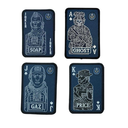 COD Logo Patches and Card Skins 3.5 inch Geometric Embroidery Design Hook Fastener Backing TSK1 Officially Designed Accessory
