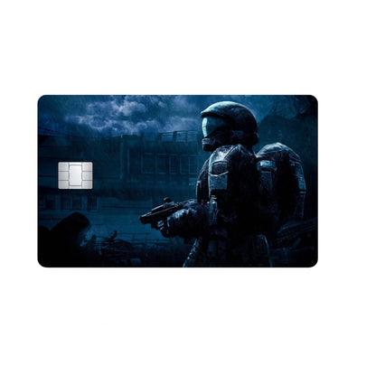 ODST AND MORE COVERS (NOTE THIS IS A REGULAR SIZE PLEASE ENSURE IT FITS BEFORE BUYING) Holographic Regular S Credit Card Skin Debit Card Sticker Wallet Decal Cover Waterproof Vinyl Easy to Apply