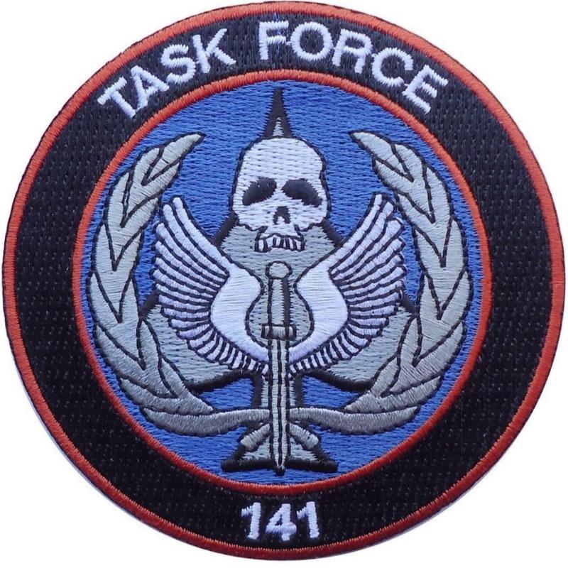 COD Logo Patches and Card Skins 3.5 inch Geometric Embroidery Design Hook Fastener Backing TSK1 Officially Designed Accessory
