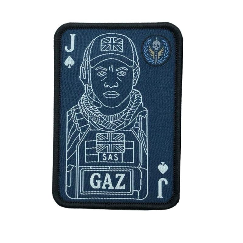 COD Logo Patches and Card Skins 3.5 inch Geometric Embroidery Design Hook Fastener Backing TSK1 Officially Designed Accessory