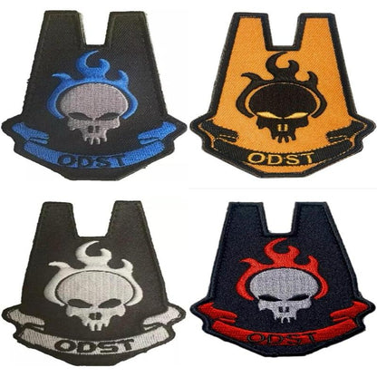 ODST Hola Tactical Patch [3.5x2.5 inch - Hook Fastener Backing - HT2] Geometric Embroidery Design