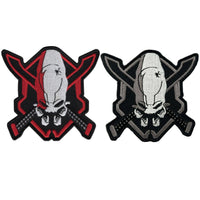 2 PC Red ODST Legendary Tactical Patches 3.50 inch - Hook Fastener Backing