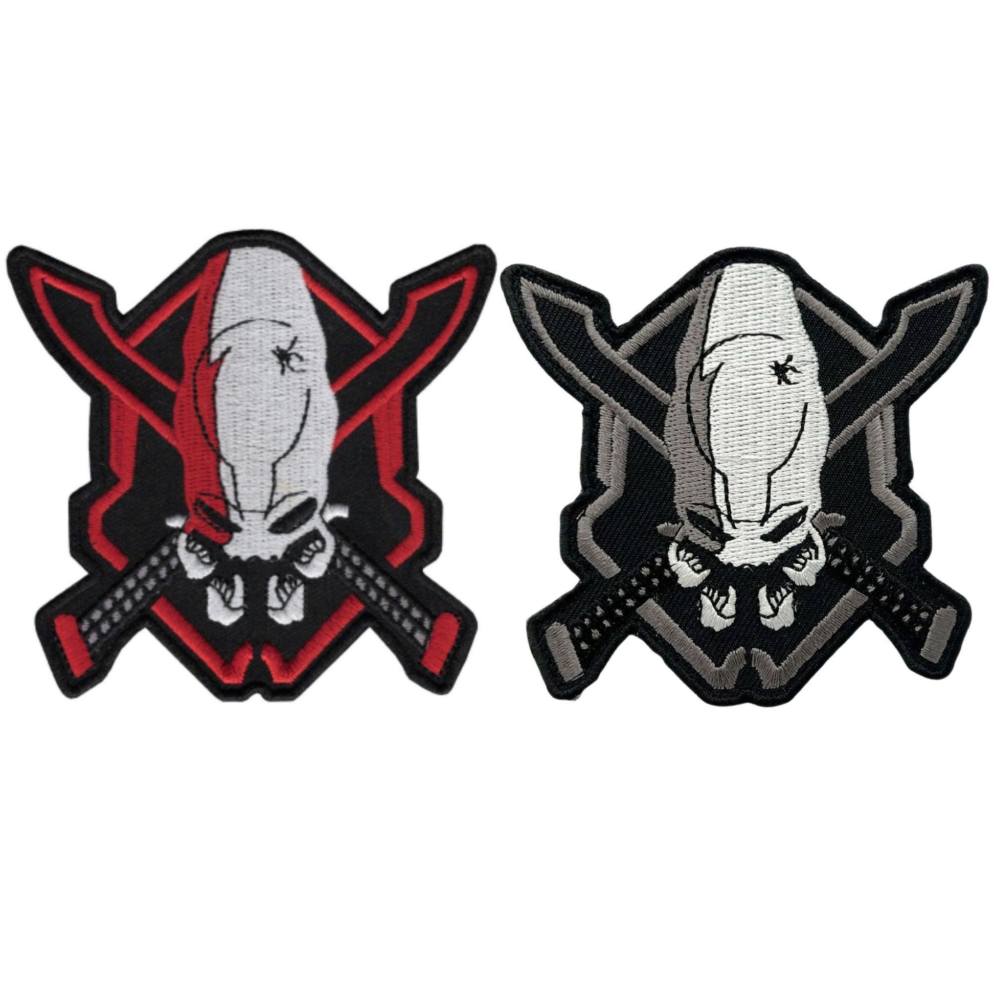2 PC Red ODST Legendary Tactical Patches 3.50 inch - Hook Fastener Backing