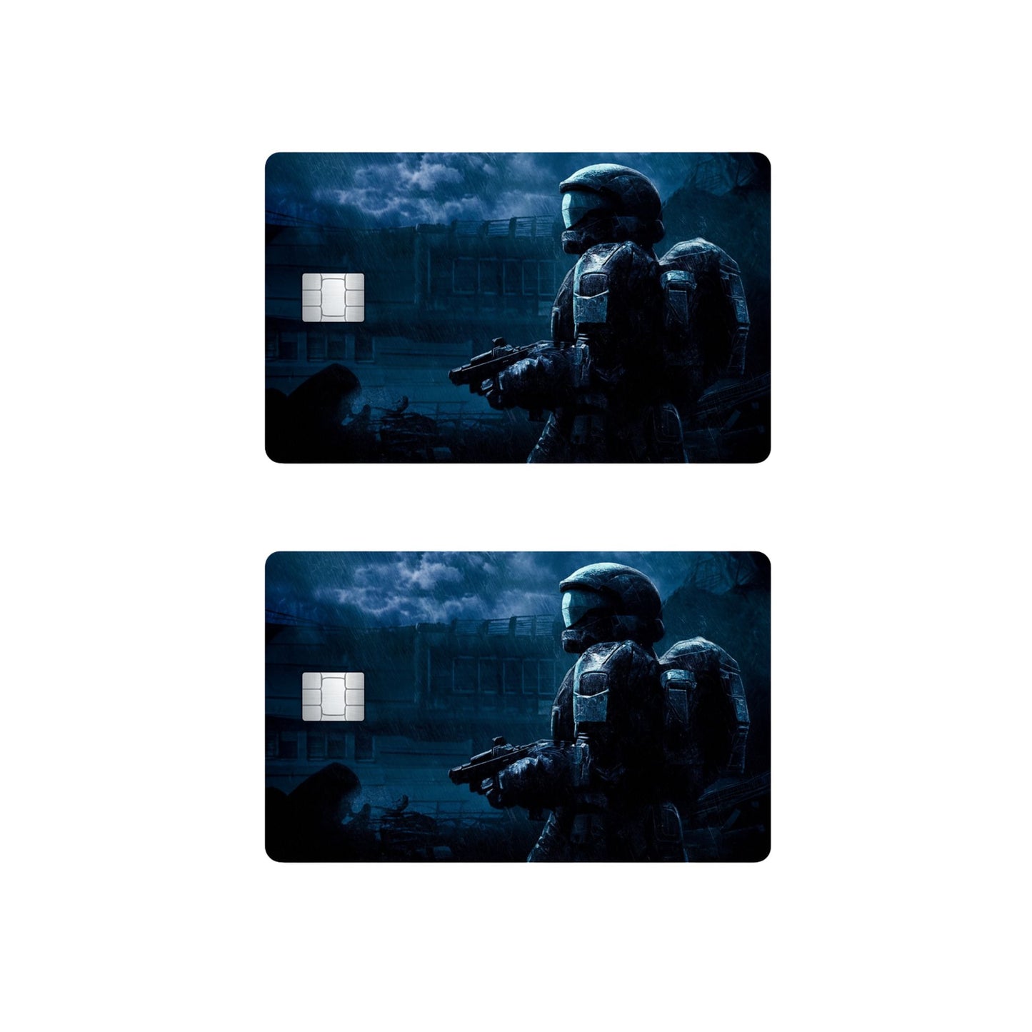 ODST AND MORE COVERS (NOTE THIS IS A REGULAR SIZE PLEASE ENSURE IT FITS BEFORE BUYING) Holographic Regular S Credit Card Skin Debit Card Sticker Wallet Decal Cover Waterproof Vinyl Easy to Apply