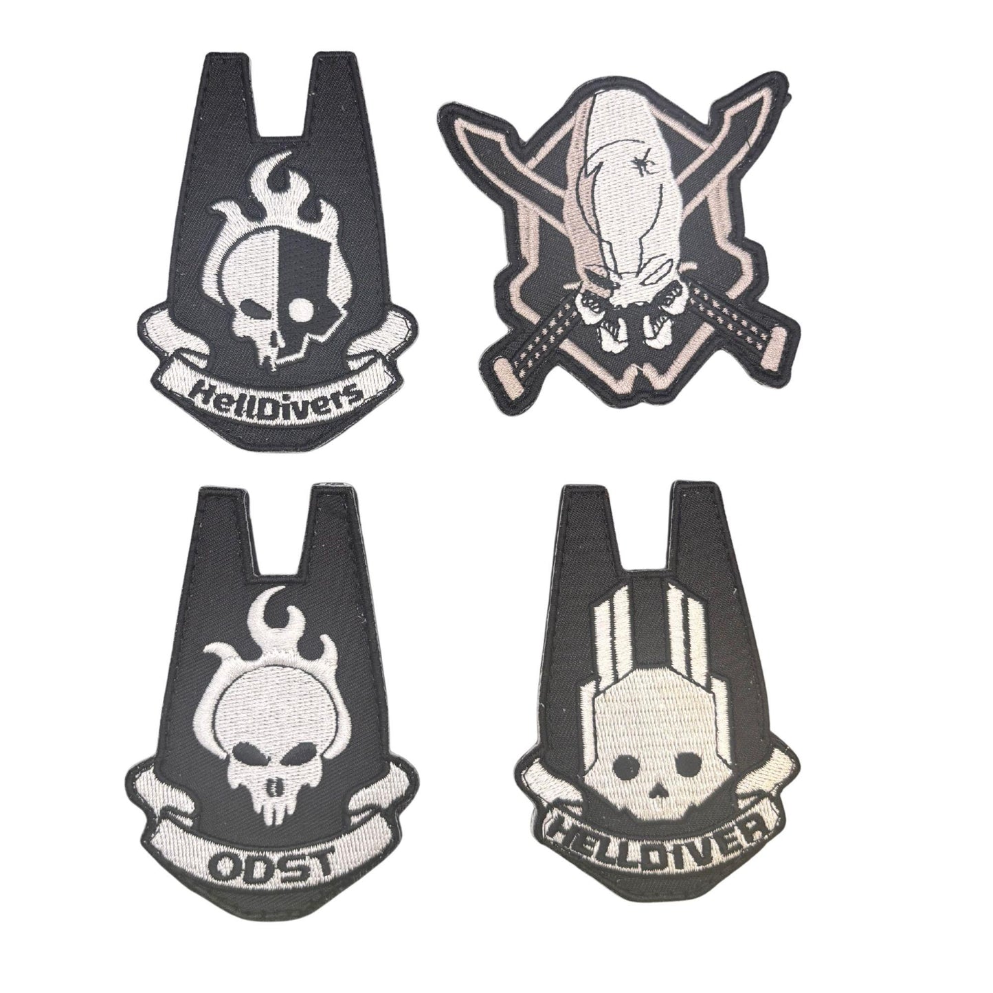 ODST Hola Tactical Patch [3.5x2.5 inch - Hook Fastener Backing - HT2] Geometric Embroidery Design