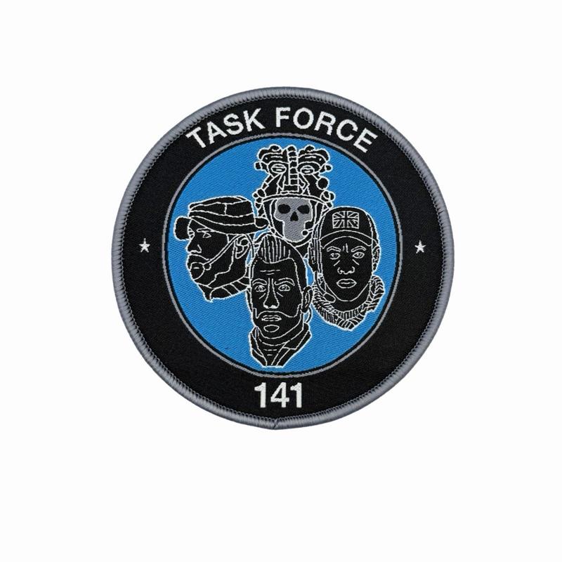 COD Logo Patches and Card Skins 3.5 inch Geometric Embroidery Design Hook Fastener Backing TSK1 Officially Designed Accessory
