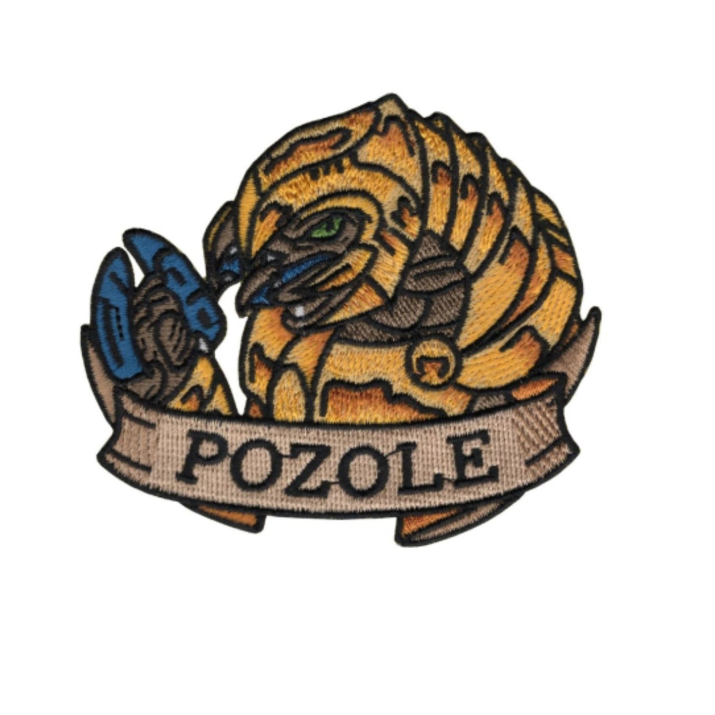 Pozole Funny Elite 3.5 Inch Hook Fastener Patch