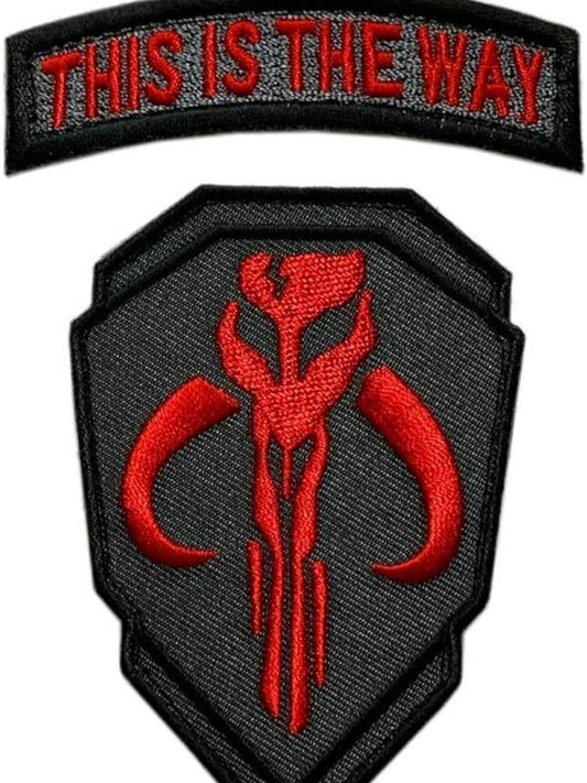 Mythosaur Skull This Way Skull Mercenary Skull Rocker Patch All Patches are (3x1 Inch) Rocker Tabs Shield Tabs(3.5x.2.5 Inch) Rectangle (3.0x2.0 Inch)