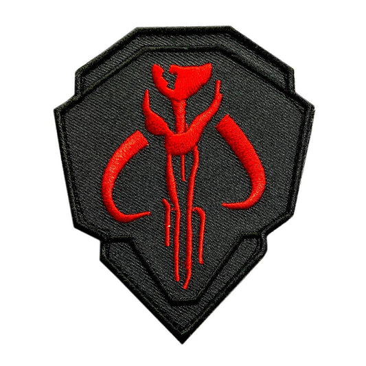 Mythosaur Skull Mercenary Shield Patch ["Hook" Fastener - SW14]