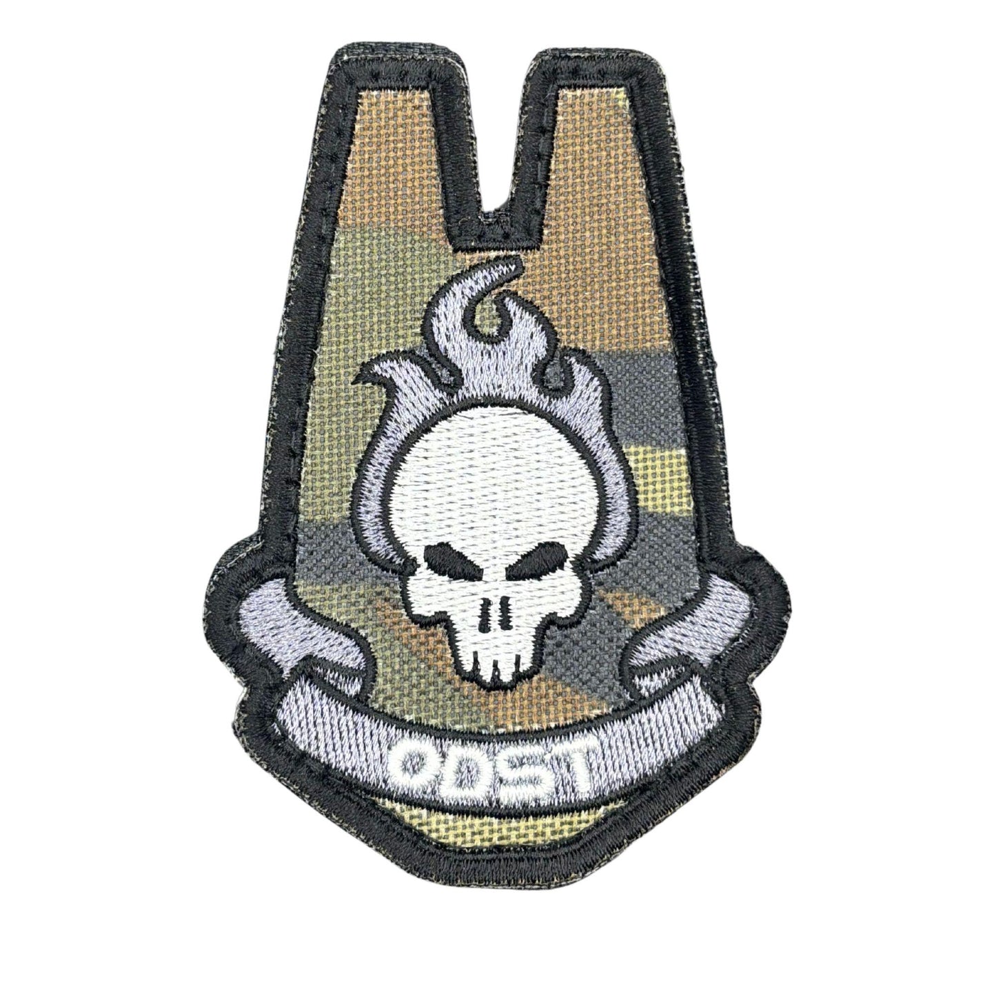 ODST Hola Tactical Patch [3.5x2.5 inch - Hook Fastener Backing - HT2] Geometric Embroidery Design