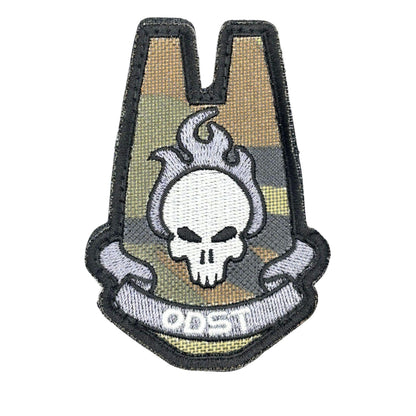ODST Hola Tactical Patch [3.5x2.5 inch - Hook Fastener Backing - HT2] Geometric Embroidery Design