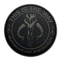 Weapons are Part of My Religion Patch [3D-PVC Rubber - Hook Fastener -TZ5]