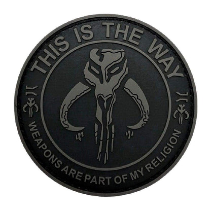 Weapons are Part of My Religion Patch [3D-PVC Rubber - Hook Fastener -TZ5]