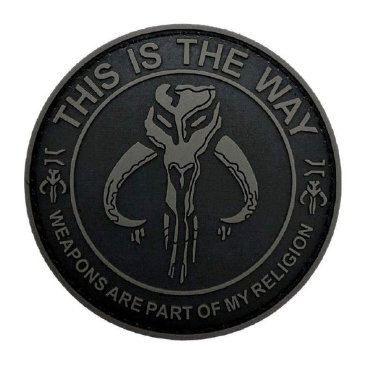 Weapons are Part of My Religion Patch [3D-PVC Rubber - Hook Fastener -TZ5]