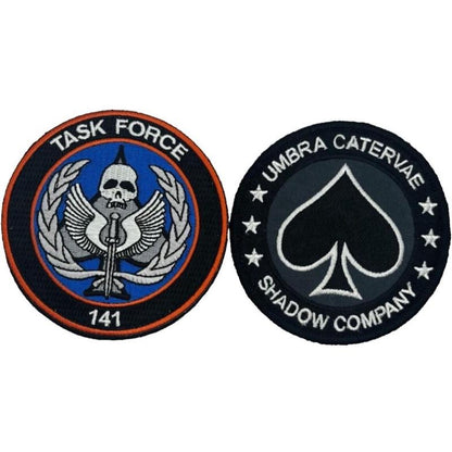 COD Logo Patches and Card Skins 3.5 inch Geometric Embroidery Design Hook Fastener Backing TSK1 Officially Designed Accessory