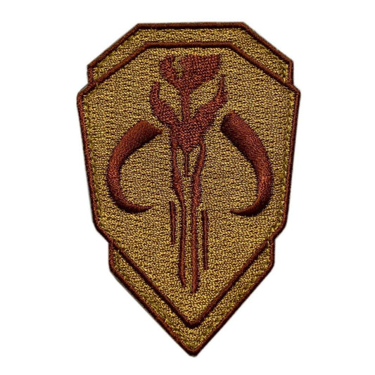Mythosaur Skull Shield Patch ["Hook" Fastener - MS3]