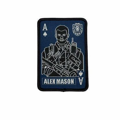 COD Logo Patches and Card Skins 3.5 inch Geometric Embroidery Design Hook Fastener Backing TSK1 Officially Designed Accessory