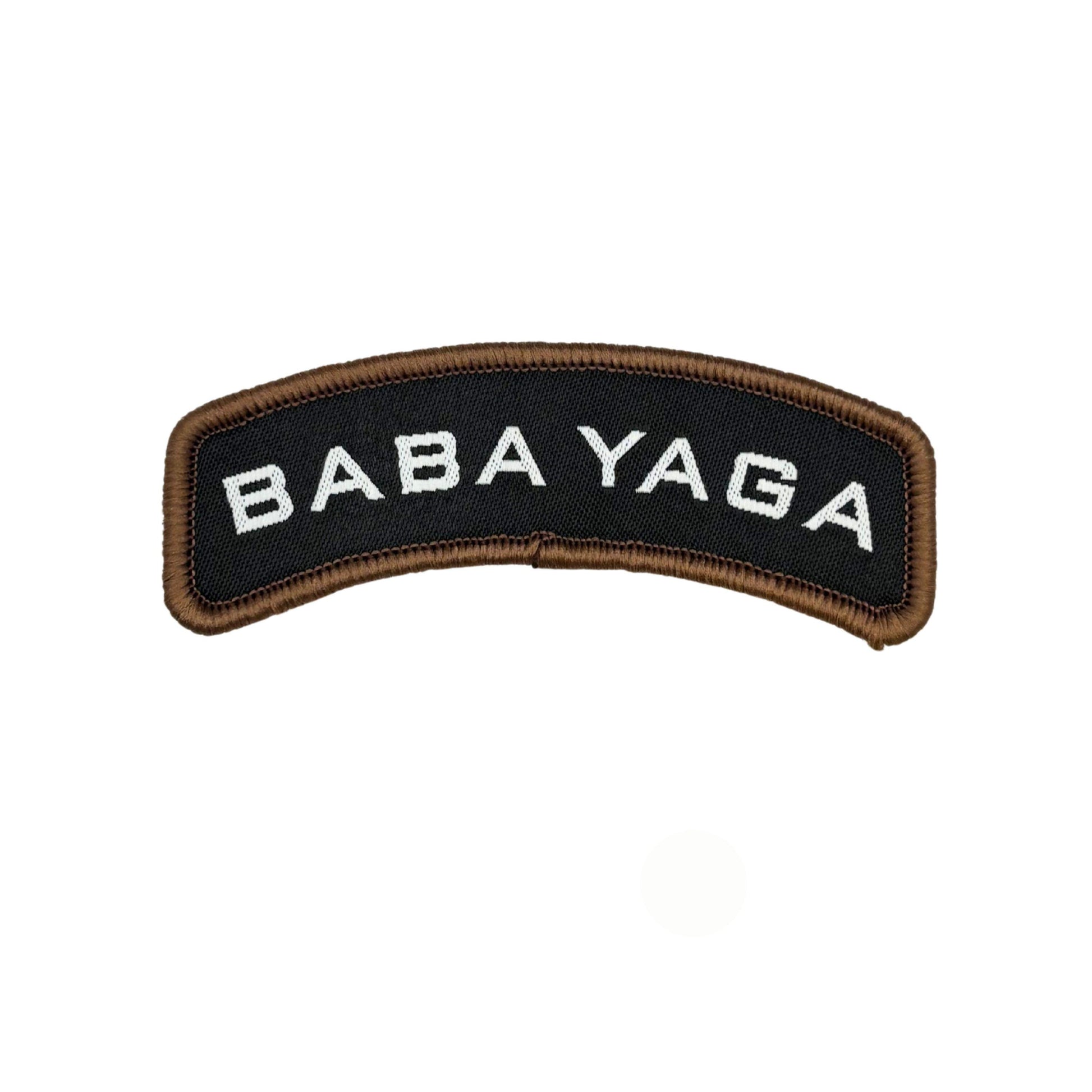 Baba Yaga Embroidered Tactical Patch - Hook and Loop Backing 3x1 Inch