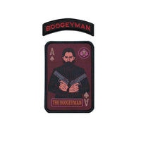 Boogeyman 2 PC Embroidered Tactical Patch - Hook and Loop Backing 3.5 and 3x1 Inch
