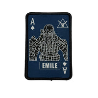 Emile Reach Noble Team Tactical Patch 3.5x2.5 Hook Fastener and Loop Patch HL7