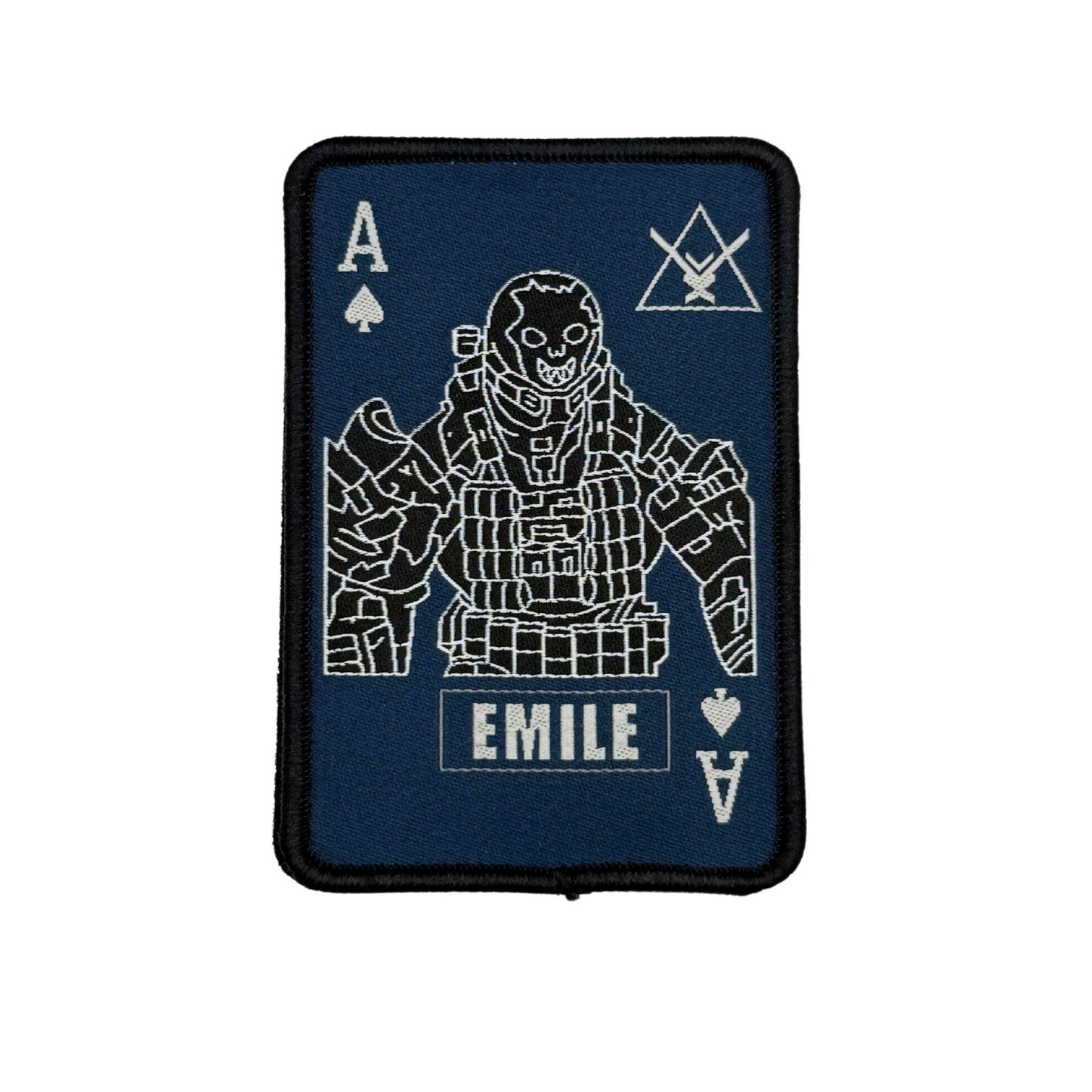 Emile Reach Noble Team Tactical Patch 3.5x2.5 Hook Fastener and Loop Patch HL7