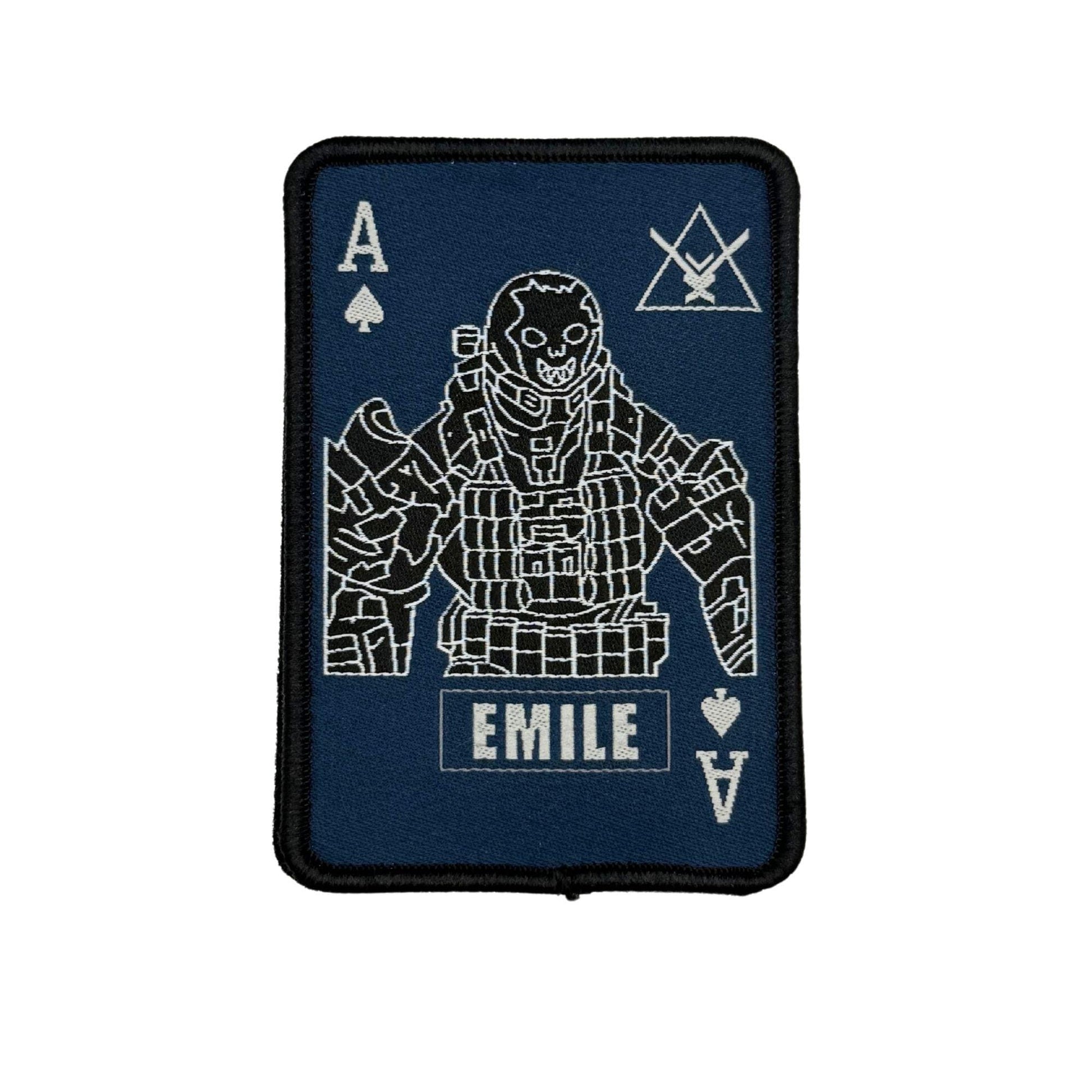 Emile Reach Noble Team Tactical Patch 3.5x2.5 Hook Fastener and Loop Patch HL7