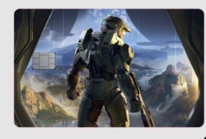 ODST AND MORE COVERS (NOTE THIS IS A REGULAR SIZE PLEASE ENSURE IT FITS BEFORE BUYING) Holographic Regular S Credit Card Skin Debit Card Sticker Wallet Decal Cover Waterproof Vinyl Easy to Apply