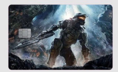 ODST AND MORE COVERS (NOTE THIS IS A REGULAR SIZE PLEASE ENSURE IT FITS BEFORE BUYING) Holographic Regular S Credit Card Skin Debit Card Sticker Wallet Decal Cover Waterproof Vinyl Easy to Apply