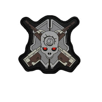 Legendary Skull for Completing Legendary 3.5x2.5 Inch Hook Fastener and Loop Patch LG3