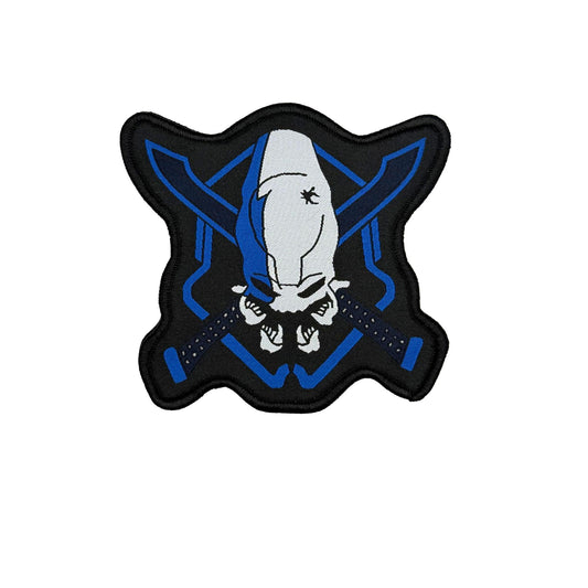 Legendary Skull for Completing Legendary 3.5x2.5 Inch Hook Fastener and Loop Patch LG6