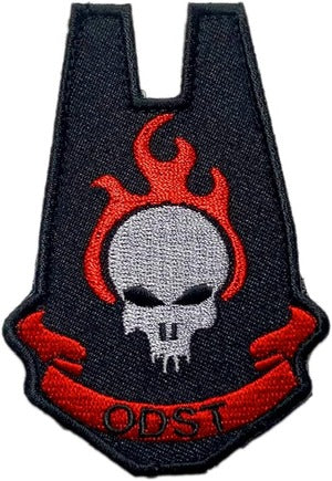 ODST Hola Tactical Patch [3.5x2.5 inch - Hook Fastener Backing - HT2] Geometric Embroidery Design