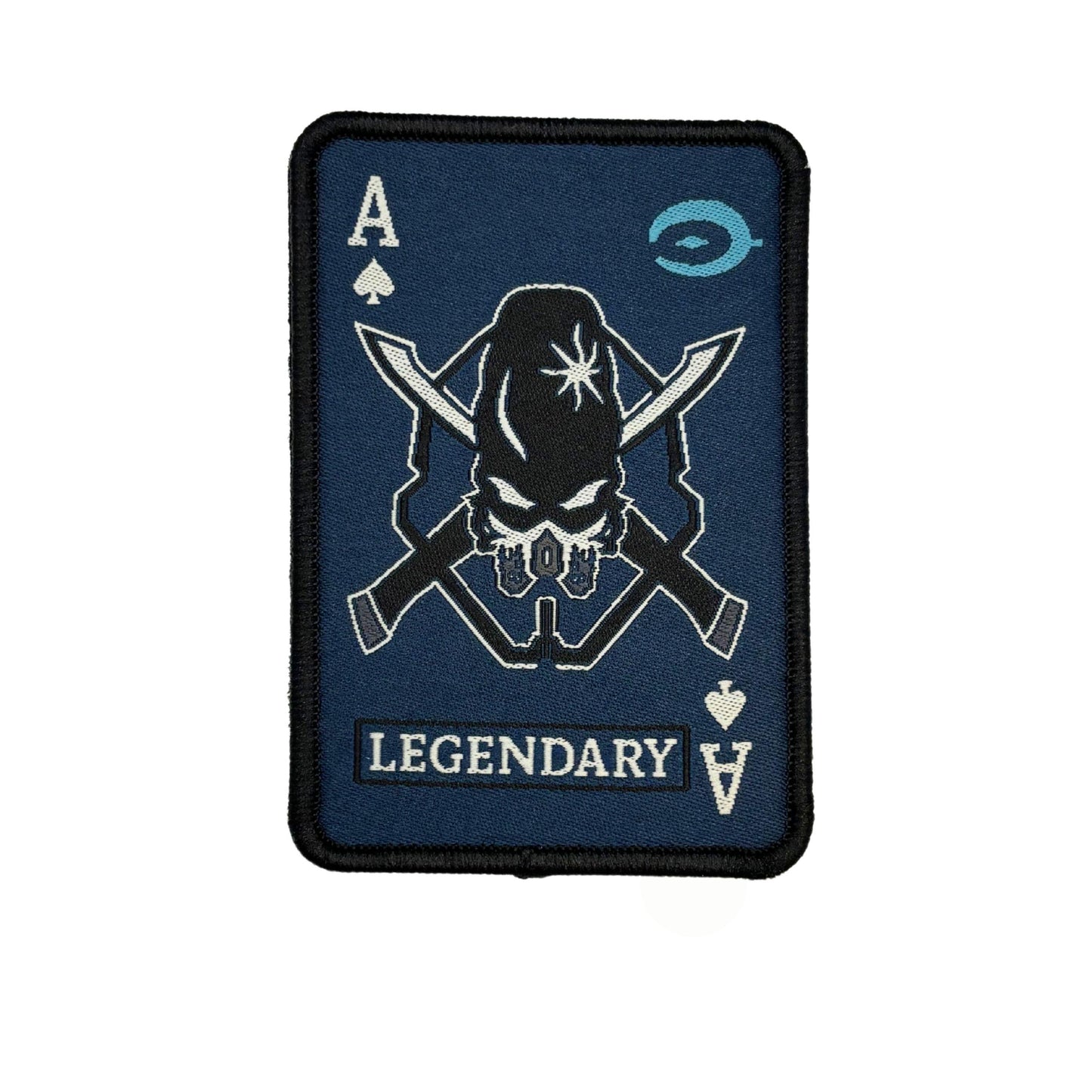 ODST Legendary Skull For Completing Legendary 3.5x2.5 Hook Fastener Patch HL1