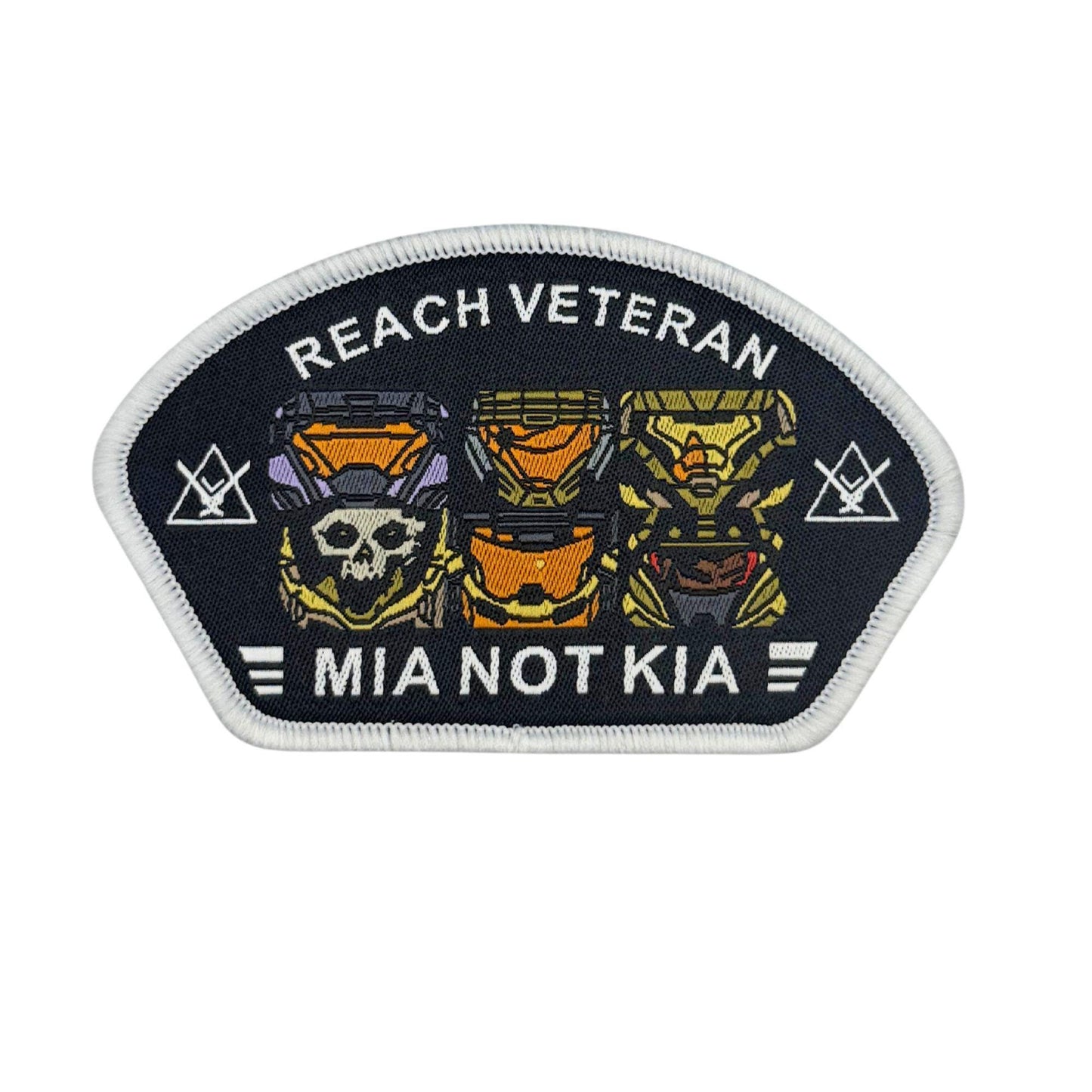 Remember Reach Veteran Noble Team MIA not KIA Tactical Patch 3.5x2.25 Hook Fastener and Loop Patch HL10