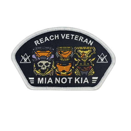 Remember Reach Veteran Noble Team MIA not KIA Tactical Patch 3.5x2.25 Hook Fastener and Loop Patch HL10