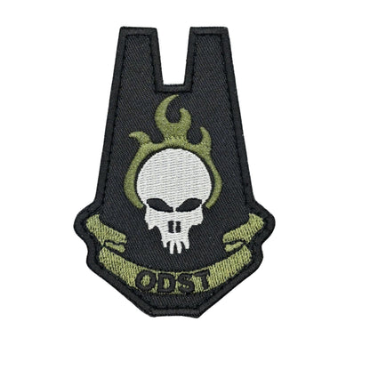 ODST Hola Tactical Patch [3.5x2.5 inch - Hook Fastener Backing - HT2] Geometric Embroidery Design