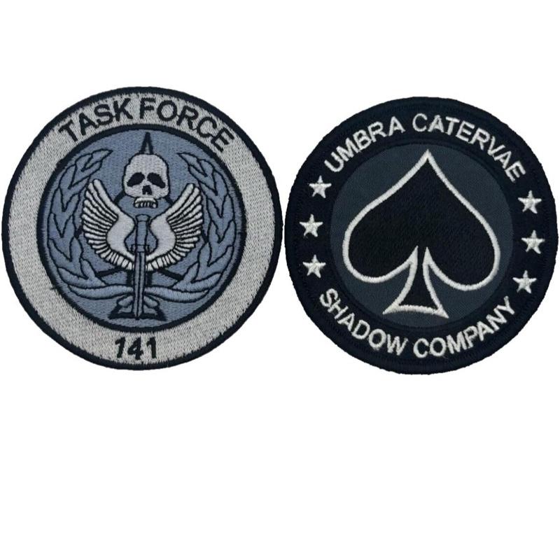 COD Logo Patches and Card Skins 3.5 inch Geometric Embroidery Design Hook Fastener Backing TSK1 Officially Designed Accessory