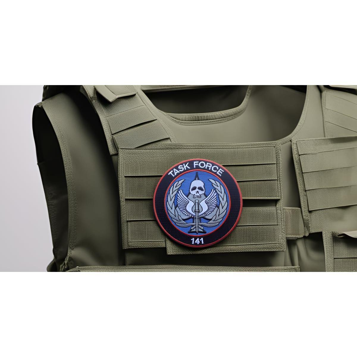 COD Logo Patches and Card Skins 3.5 inch Geometric Embroidery Design Hook Fastener Backing TSK1 Officially Designed Accessory