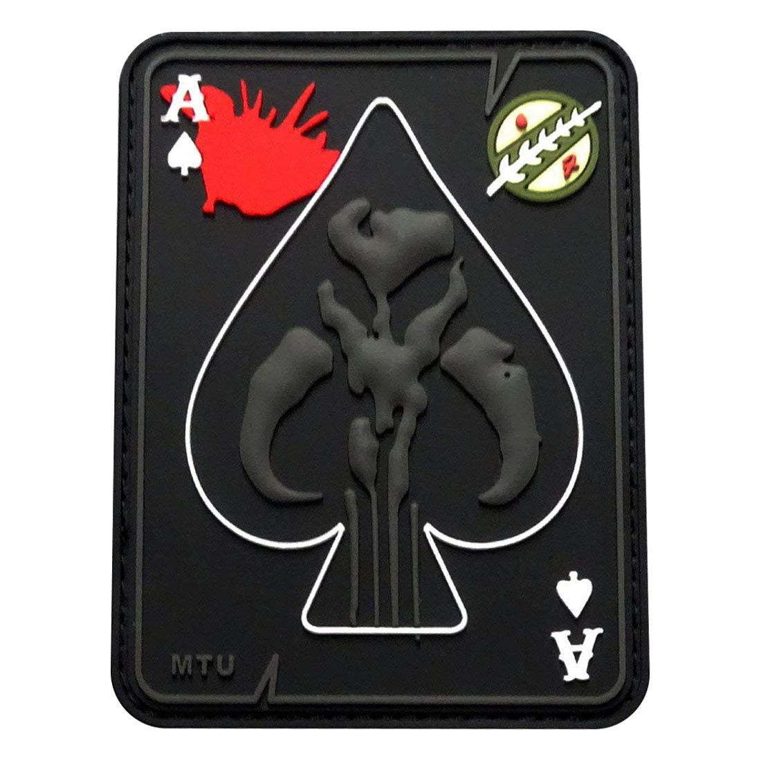 Mythosaur Skull Skull Spade Dead Card Patch (PVC Rubber-MTB7)