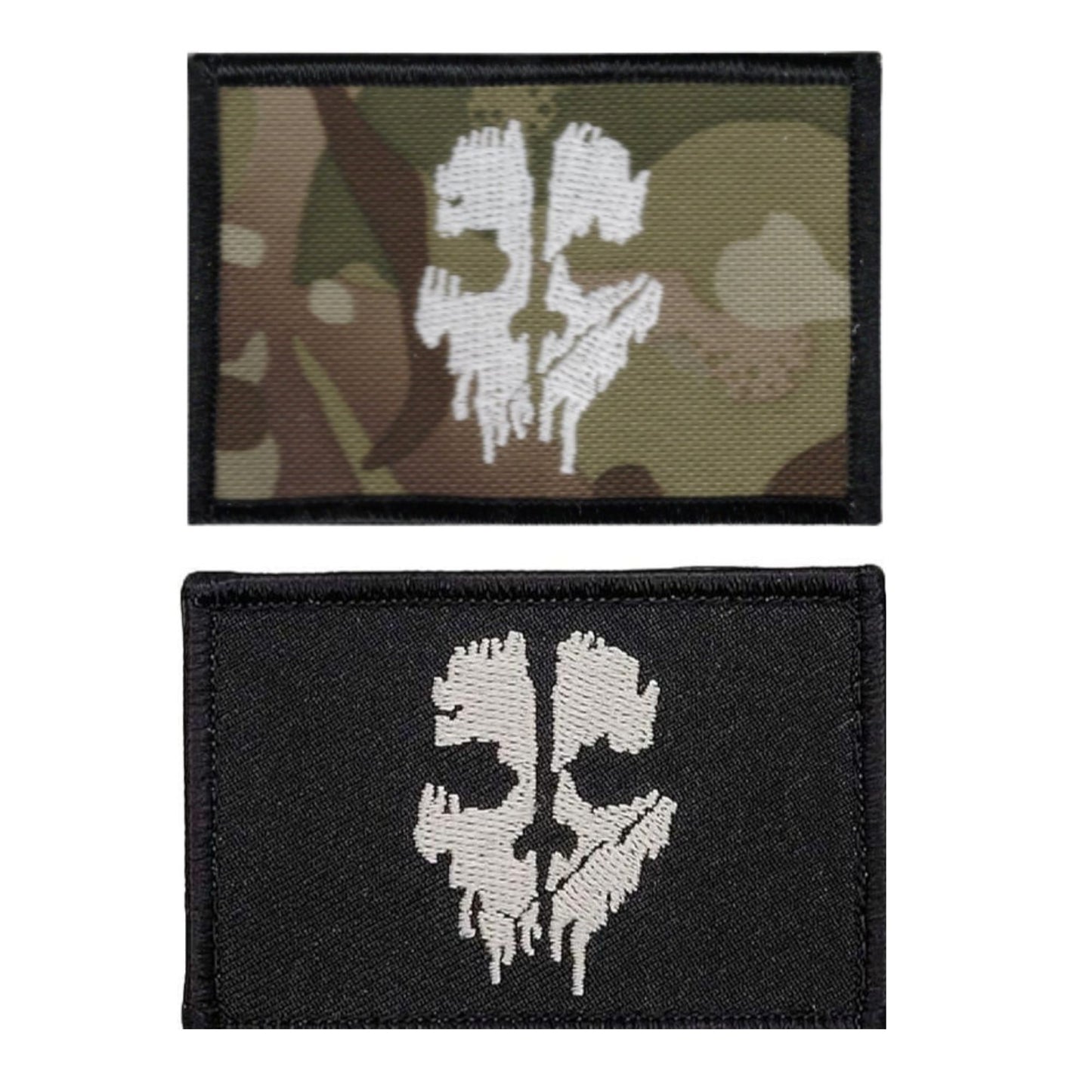 COD Logo Patches and Card Skins 3.5 inch Geometric Embroidery Design Hook Fastener Backing TSK1 Officially Designed Accessory