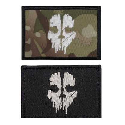 COD Logo Patches and Card Skins 3.5 inch Geometric Embroidery Design Hook Fastener Backing TSK1 Officially Designed Accessory
