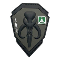 Mythosaur Skull Patch (“Hook” Fastener - 3D-PVC Rubber-MTB5)