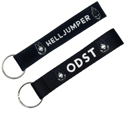 Hell Jumper ODST or Reach 5.5x1.0 Inch Keychains Premium Quality Key Tag for Motorcycle, Car, Scooters