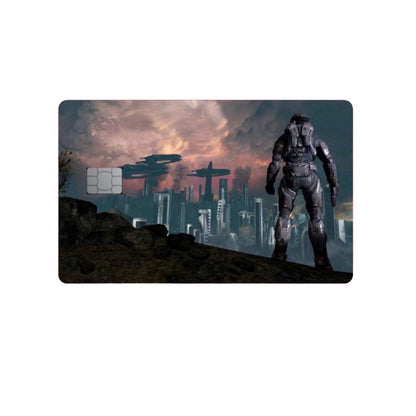 ODST AND MORE COVERS (NOTE THIS IS A REGULAR SIZE PLEASE ENSURE IT FITS BEFORE BUYING) Holographic Regular S Credit Card Skin Debit Card Sticker Wallet Decal Cover Waterproof Vinyl Easy to Apply