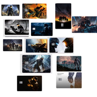 ODST AND MORE COVERS (NOTE THIS IS A REGULAR SIZE PLEASE ENSURE IT FITS BEFORE BUYING) Holographic Regular S Credit Card Skin Debit Card Sticker Wallet Decal Cover Waterproof Vinyl Easy to Apply