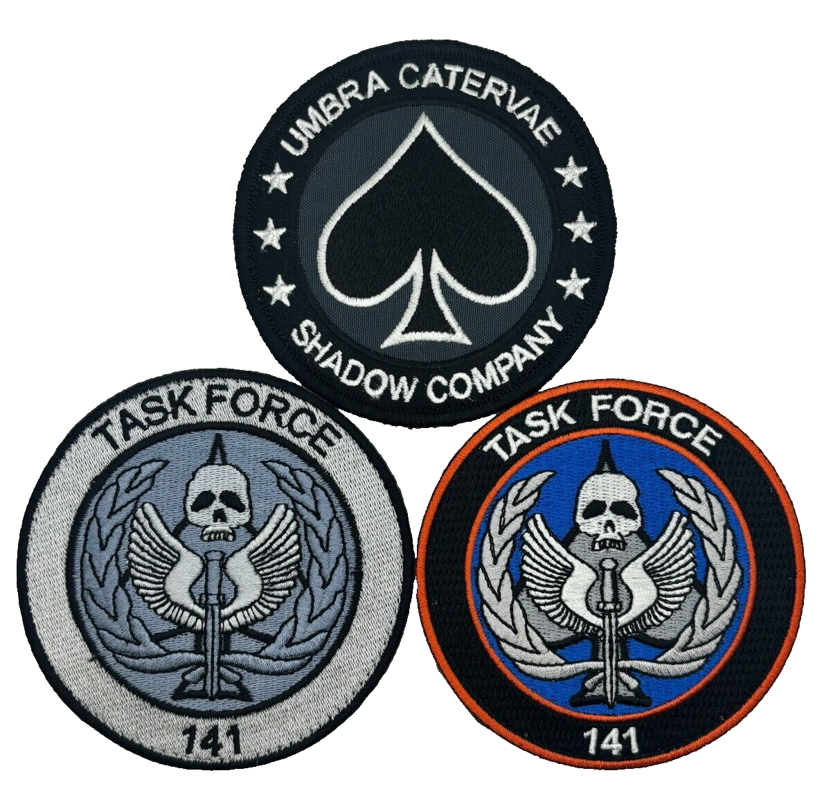 COD Logo Patches and Card Skins 3.5 inch Geometric Embroidery Design Hook Fastener Backing TSK1 Officially Designed Accessory
